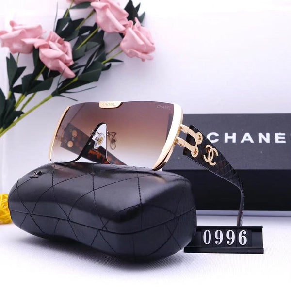 6 Colors-Gold Trimmed Sunglasses