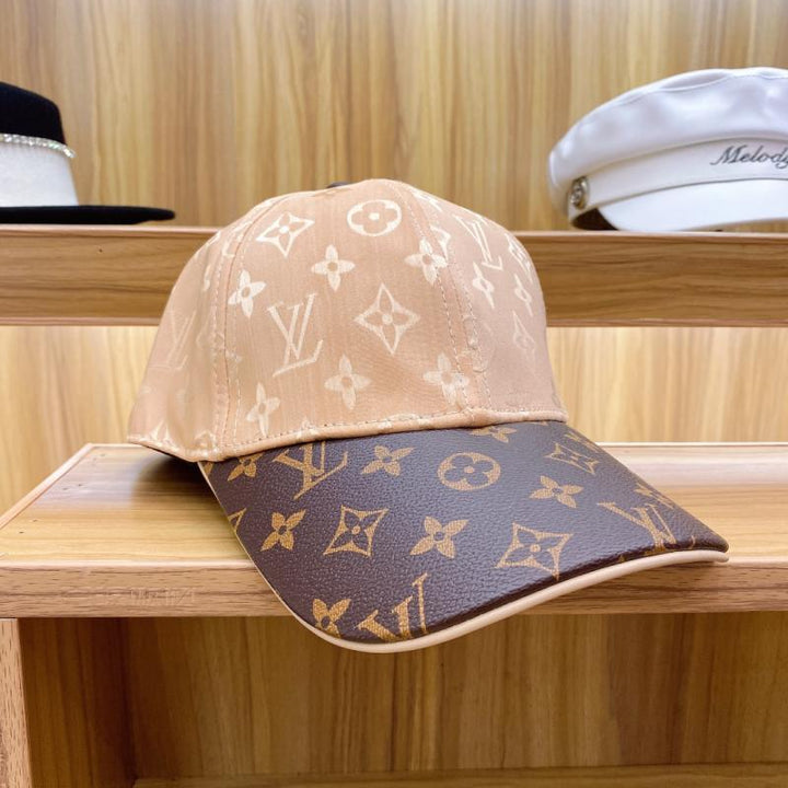 2 Color Letter Print Baseball Cap