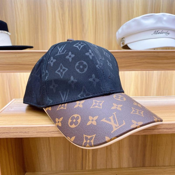 2 Color Letter Print Baseball Cap