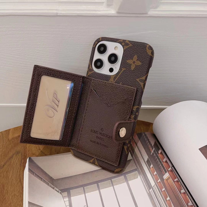 2 Color Brown Card Case