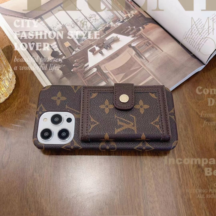 2 Color Brown Card Case