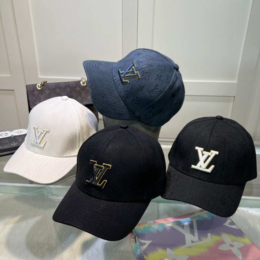 4 Color VV Print Baseball Cap