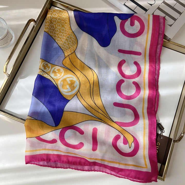 new GG double-sided printed long scarf