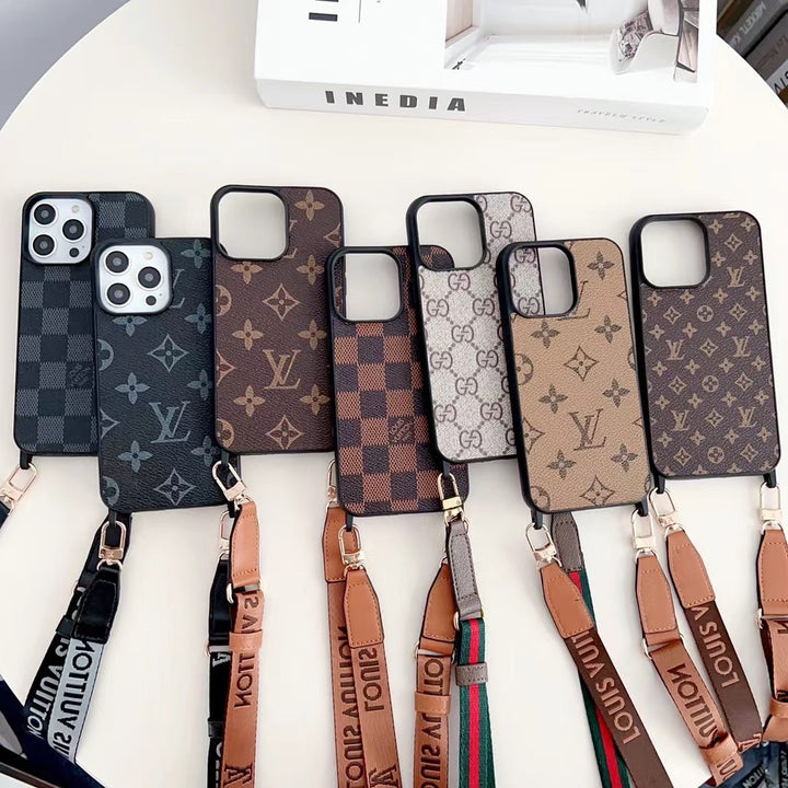 Multi-style cell phone case with cord