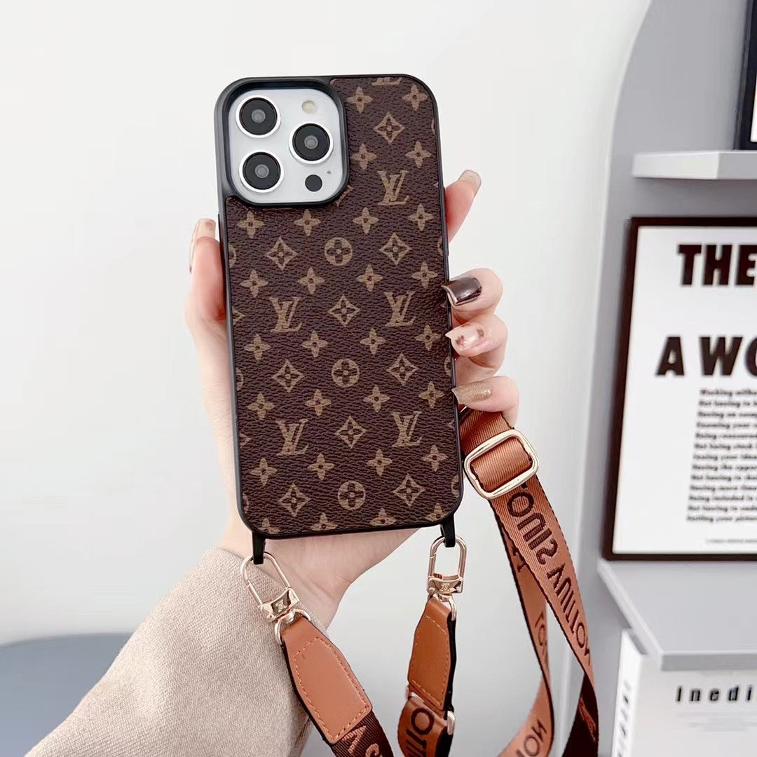 Multi-style cell phone case with cord