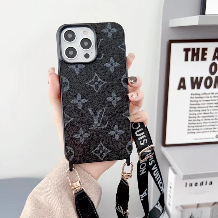 Multi-style cell phone case with cord