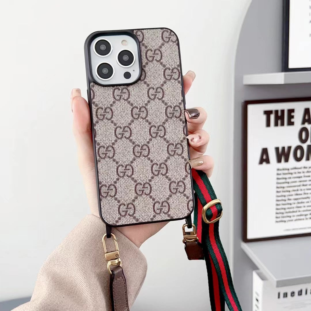 Multi-style cell phone case with cord