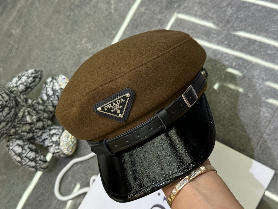 2024 Fall and Winter New Wool Explosive Military Hat