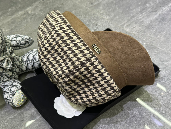 Fashion hot fall and winter octagonal hat